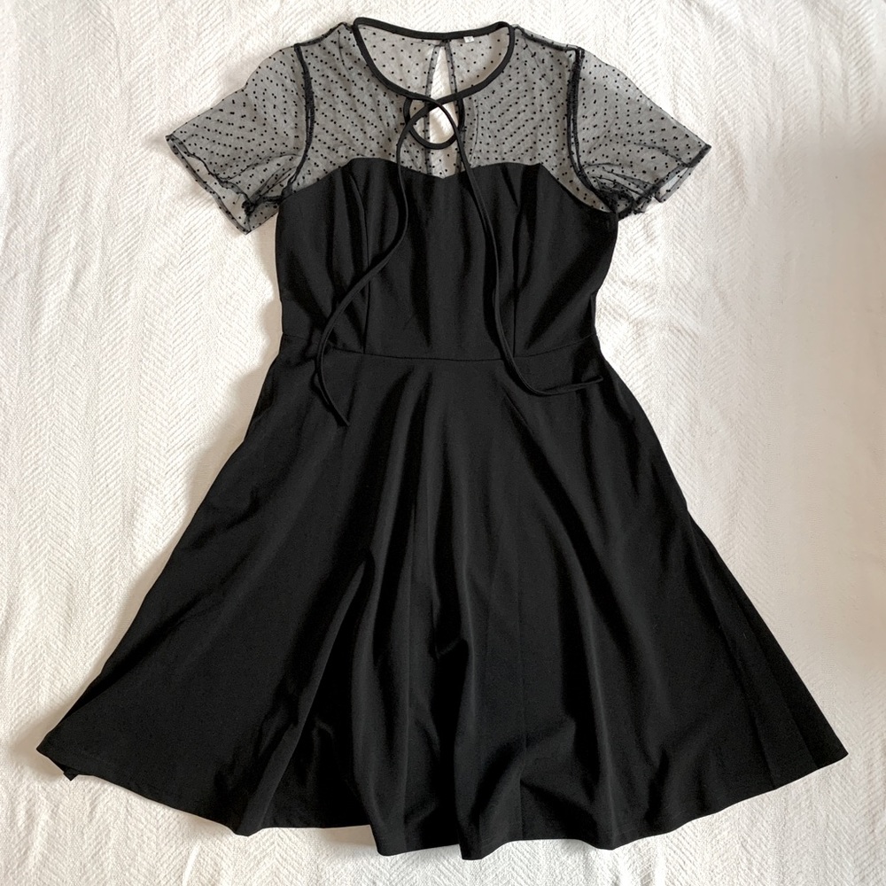 Black vintage cocktail dress